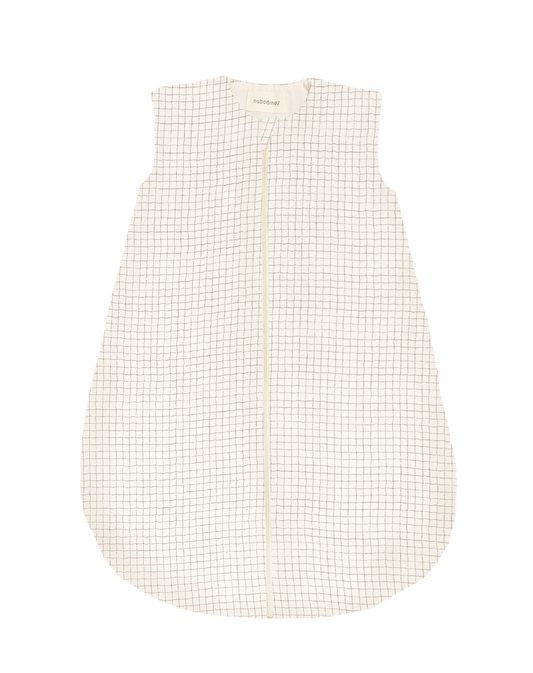 Fluffy gigoteuse de mi-saison blue grid