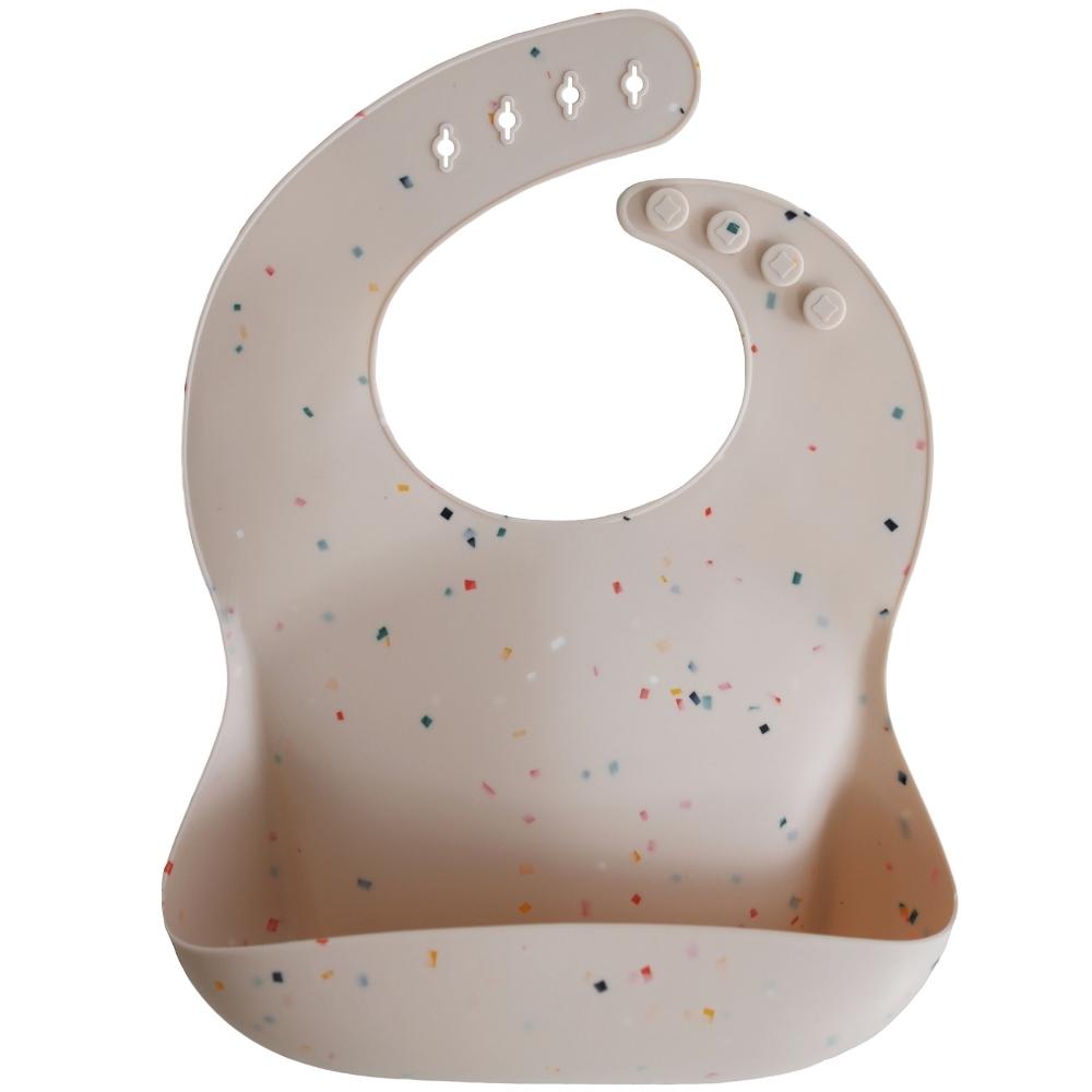 Bavoir à poche en silicone