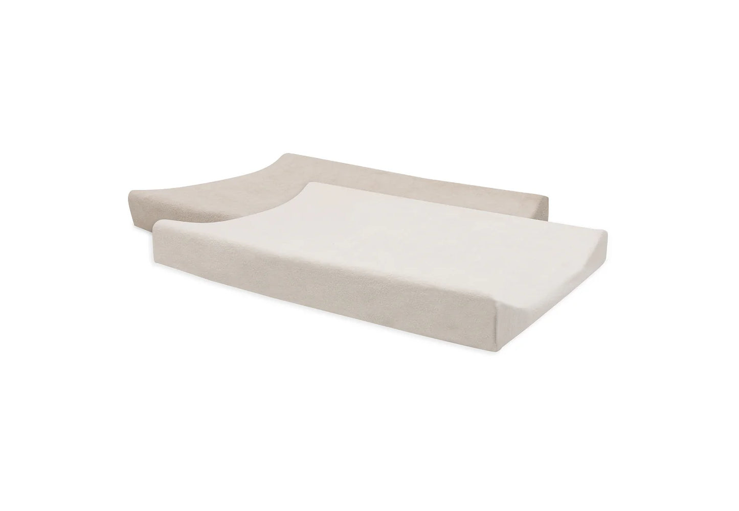 Housse Matelas à Langer Éponge Duo - 2 Unités Oatmeal & Sand