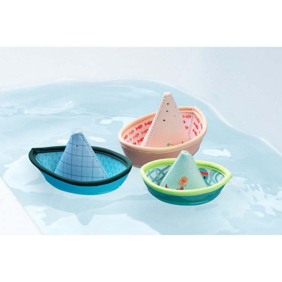 Bateaux flottants pour le bain jungle x3