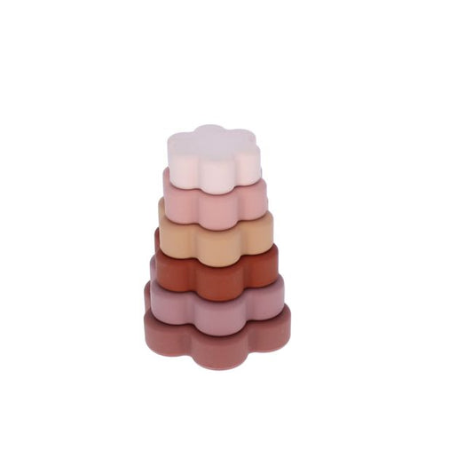 Tour empilable fleurs en silicone Mercredi et Patati