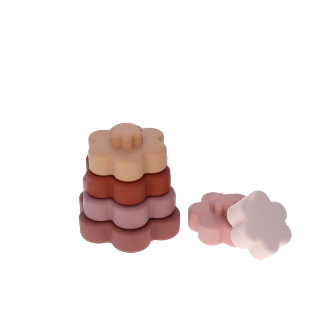 Tour empilable fleurs en silicone Mercredi et Patati