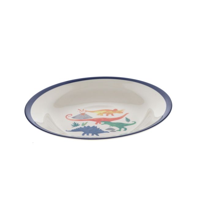 Assiette creuse motifs dinosaures Pause goûter