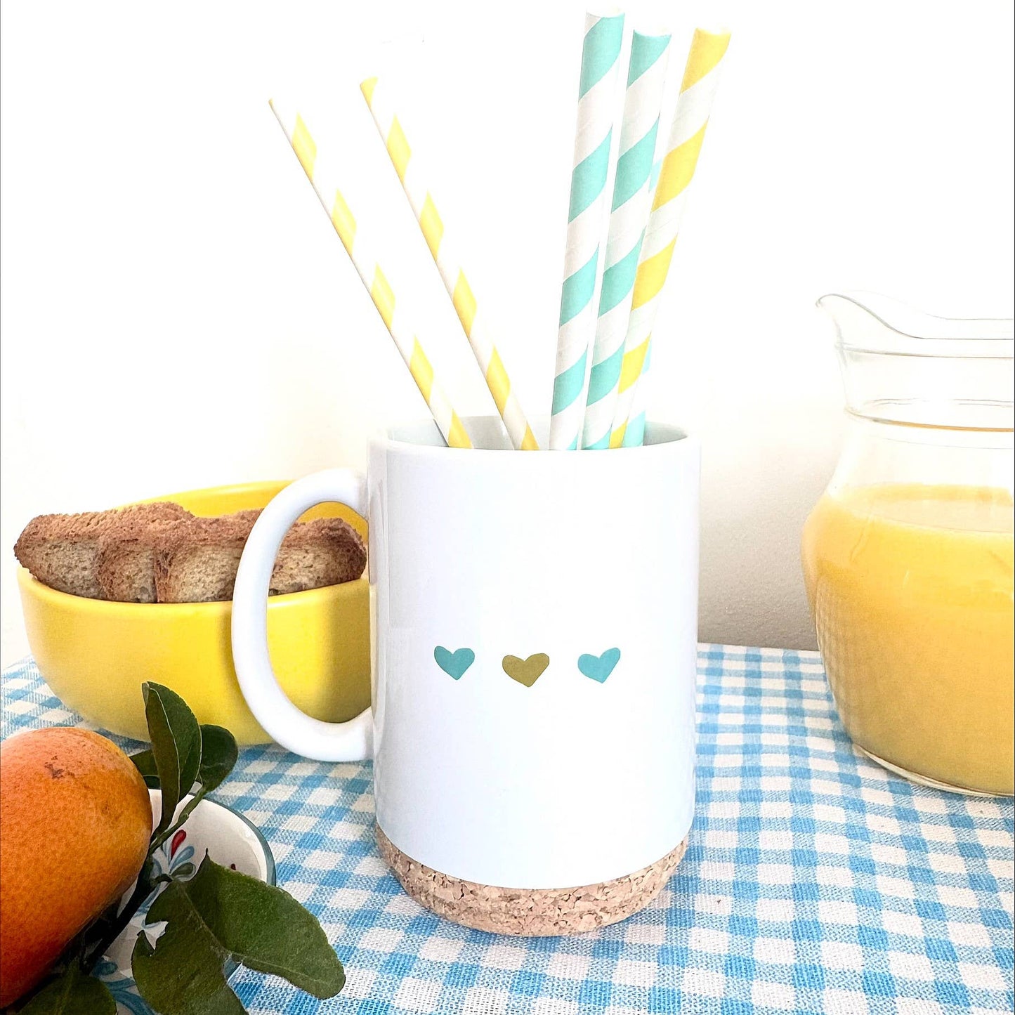Marcel & Lily - Mug Pop "Mamie Love" avec son couvercle en liège