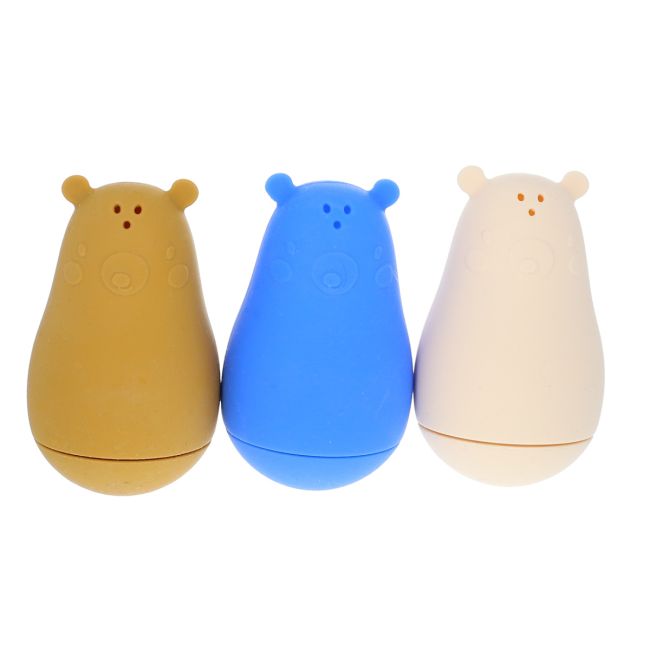 Jeu de bain en silicone Oursons Amande
