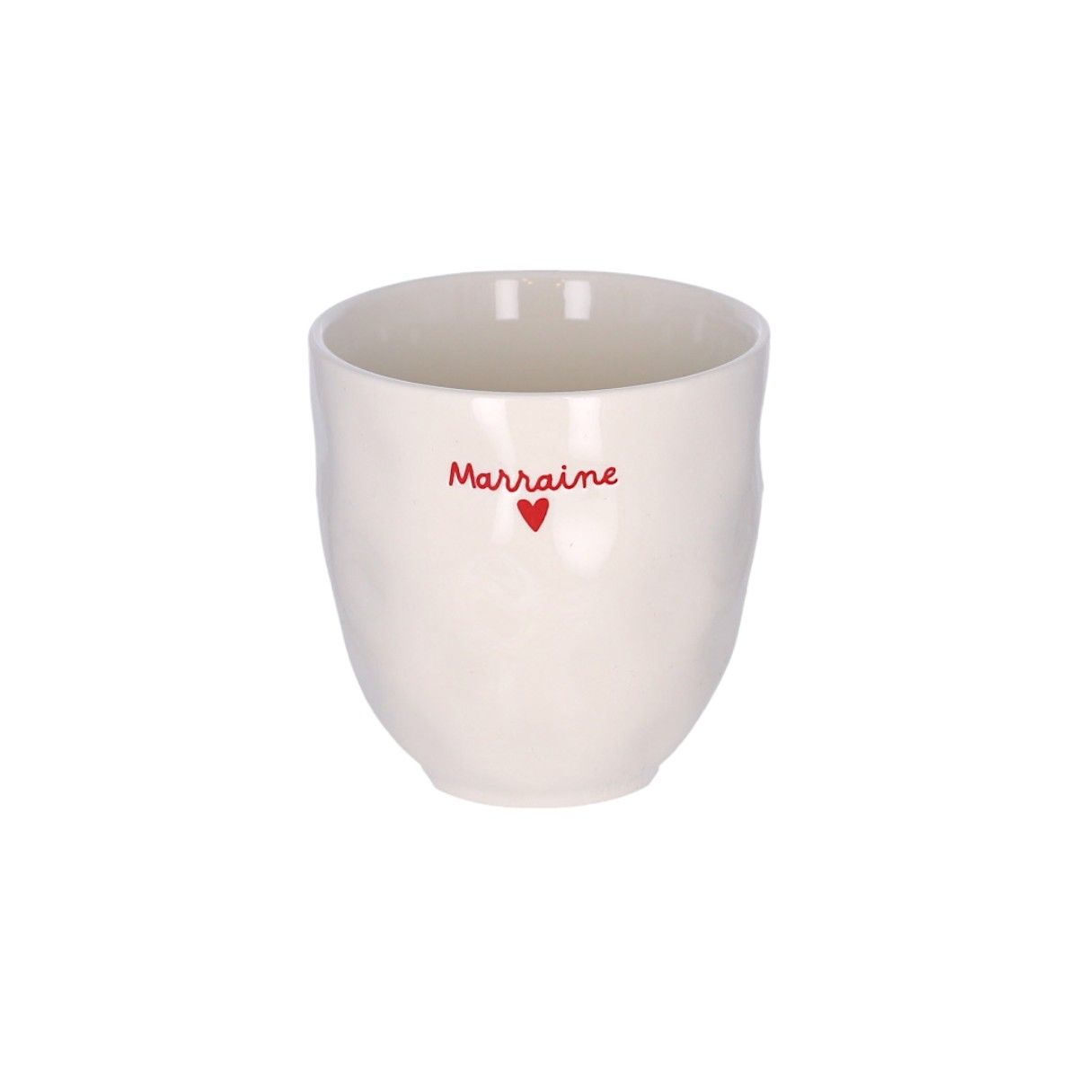Tasse à café "Marraine" en céramique Atelier jasmin