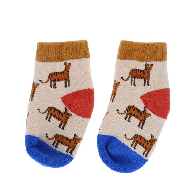 Chaussettes bébé tigres 0-6 mois -Tigre du Bengale Roodoudou