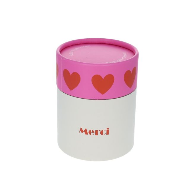 Bougie fleur d'oranger cœur Merci Atelier jasmin