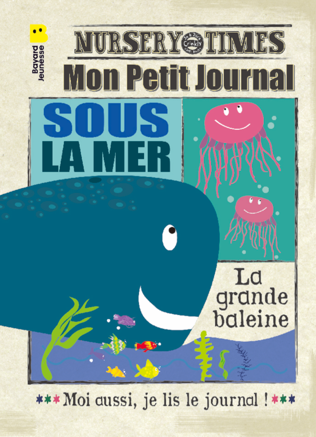 Mon petit journal - livre en tissu pour bébé - CRINKLY