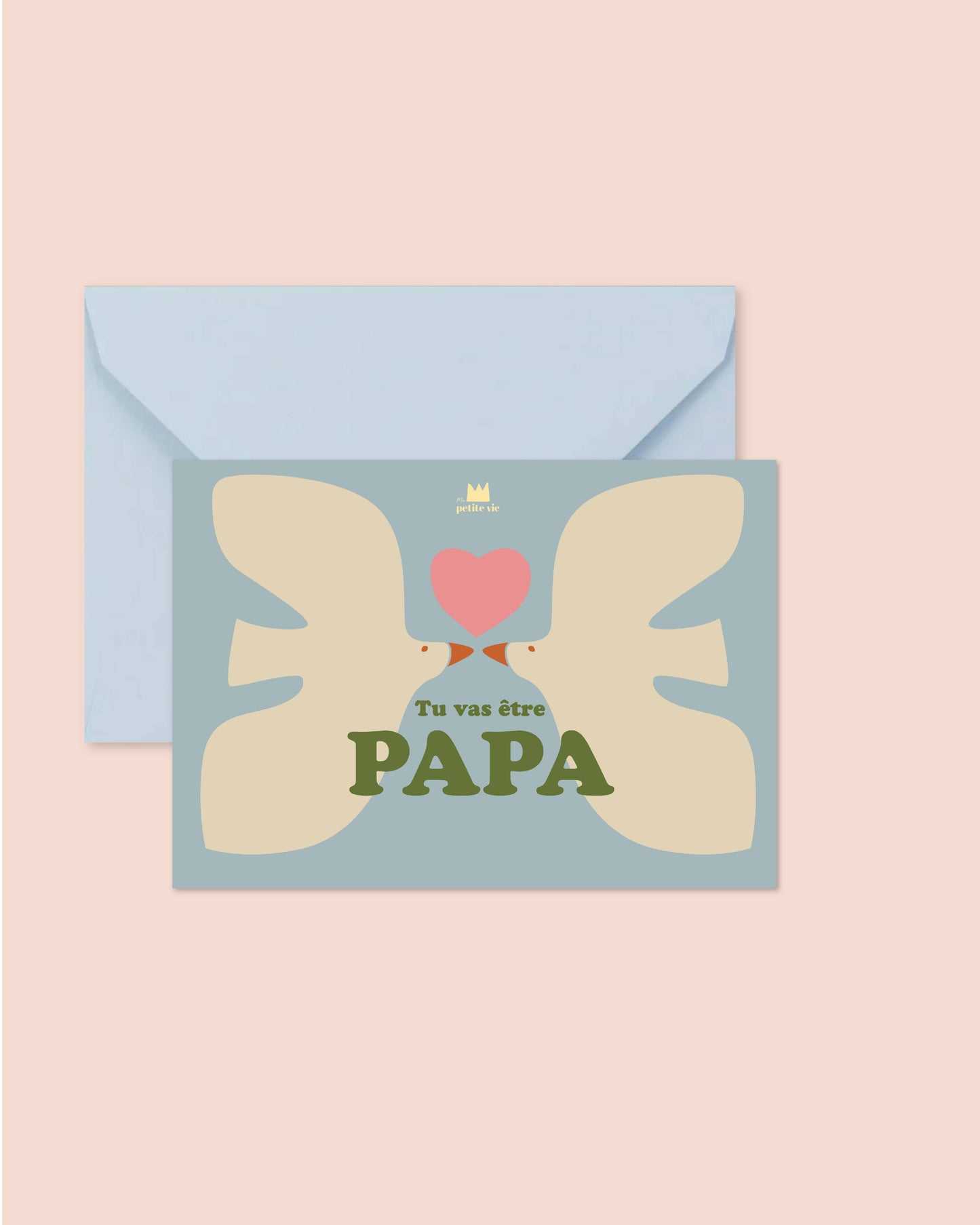 Ma Petite Vie - Carte postale - Tu vas être Papa - Oiseaux