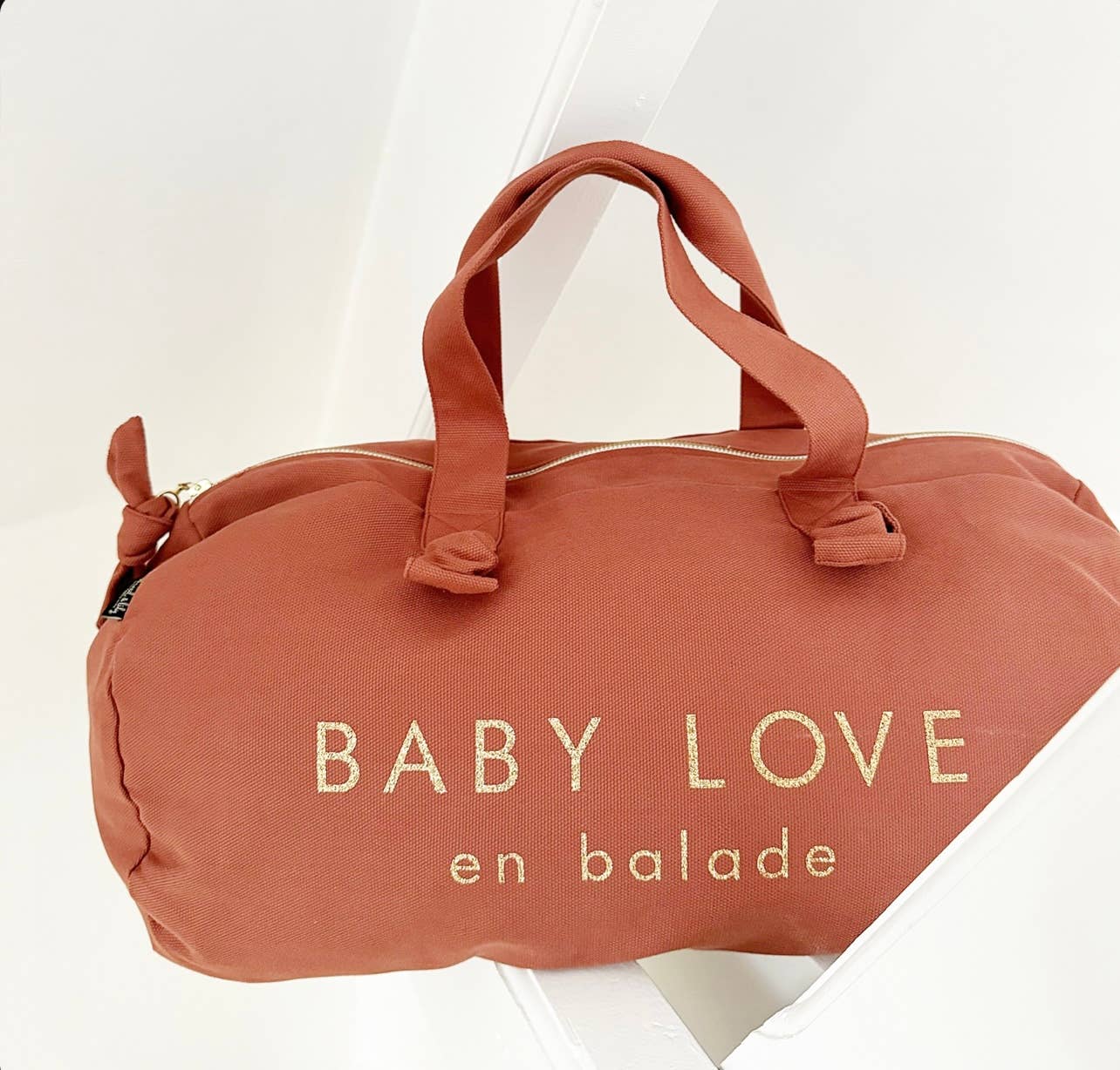 Marcel & Lily - Sac polochon "Baby Love" coloris Terrarosa