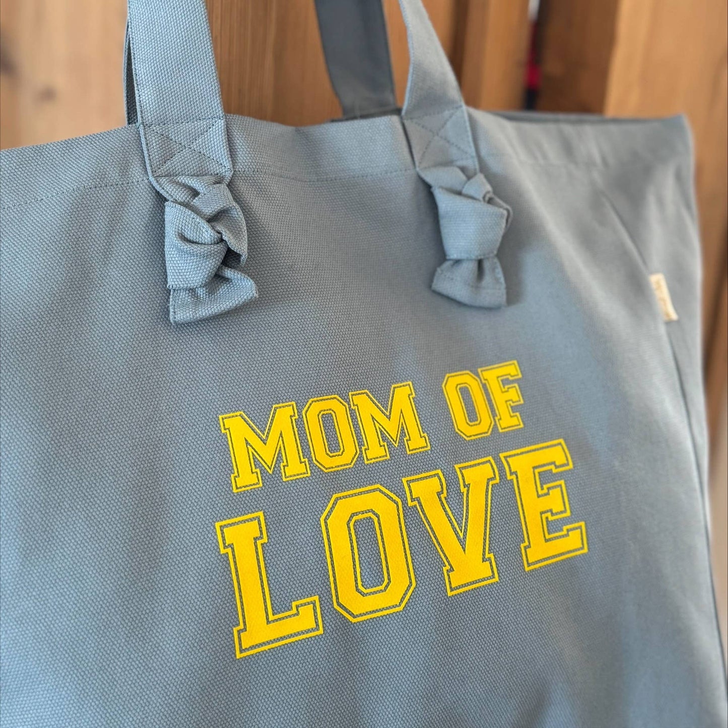 Marcel & Lily - Sac cabas "Mom of Love" bleu nuage