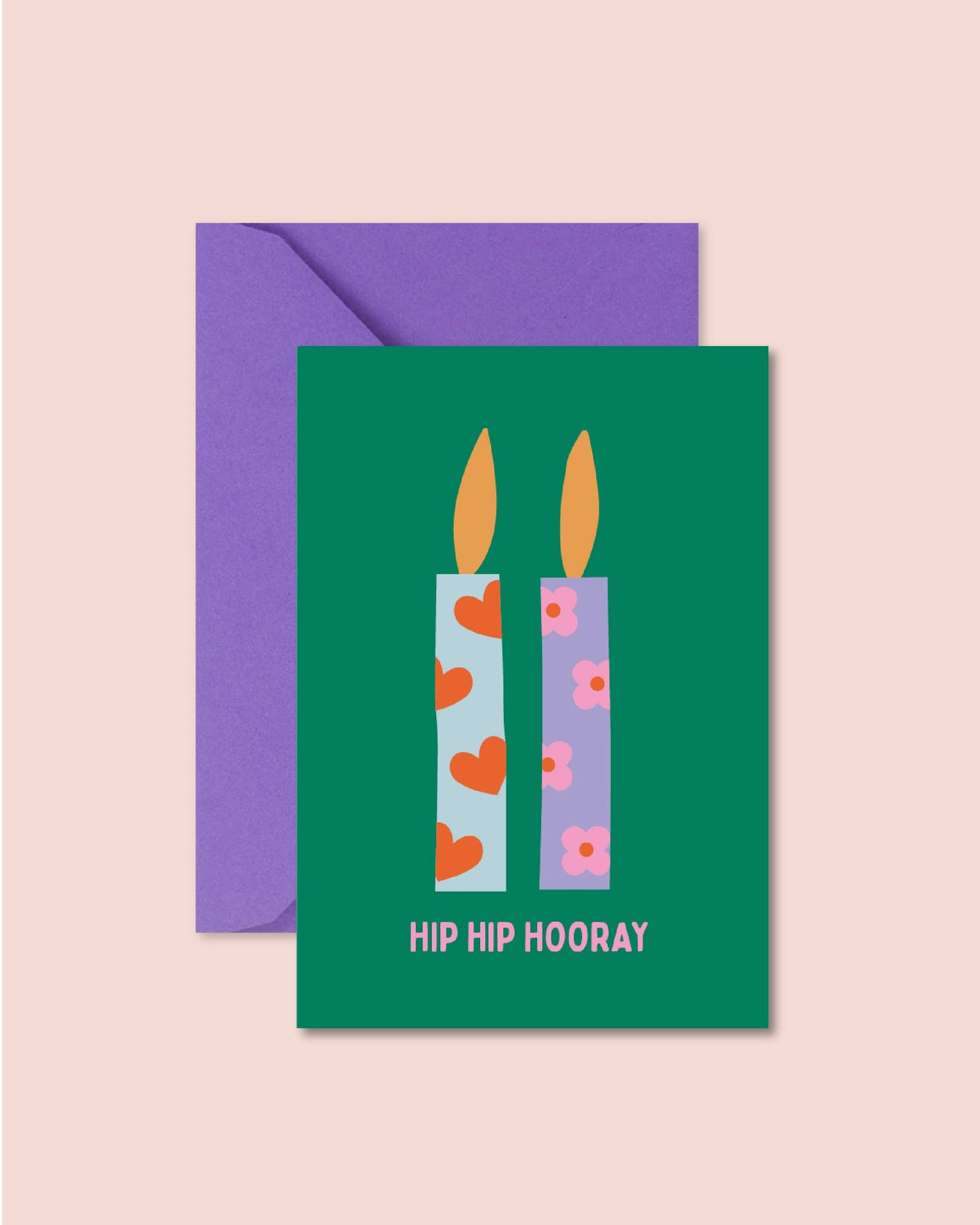 Ma Petite Vie - Carte "Anniversaire" - Hip Hip Hooray (avec enveloppe)