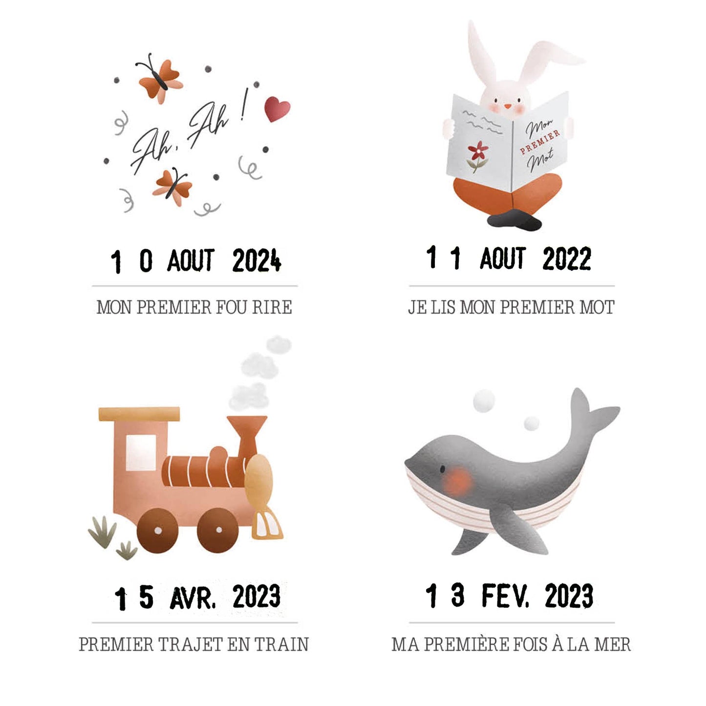 Affiche "Mes Premières Fois" - Atelier Oranger