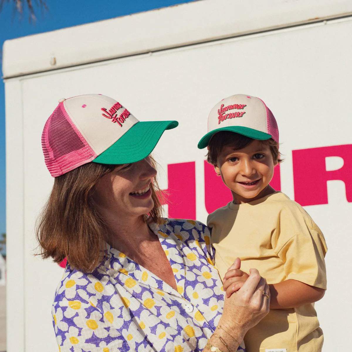 Casquette trucker Summer Forever Rose