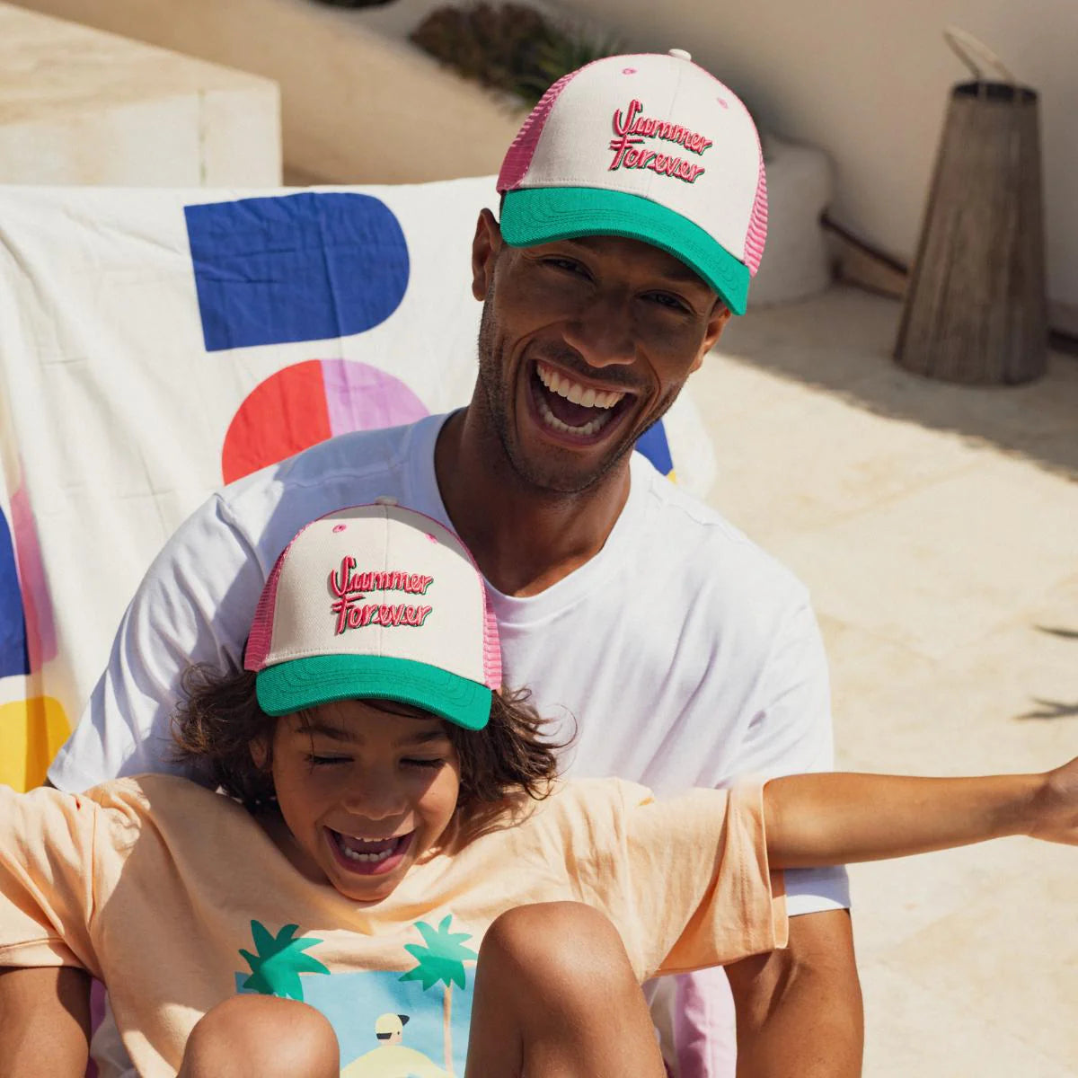 Casquette trucker Summer Forever Rose