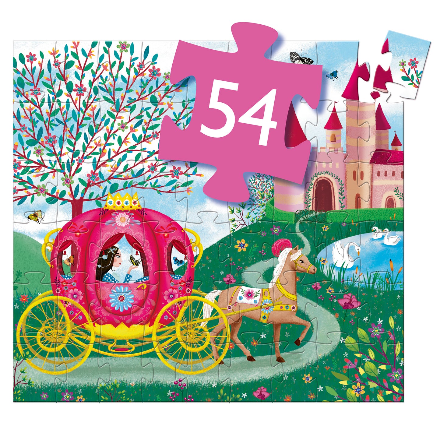 Puzzle Le carrosse d'Elise - 54 pcs