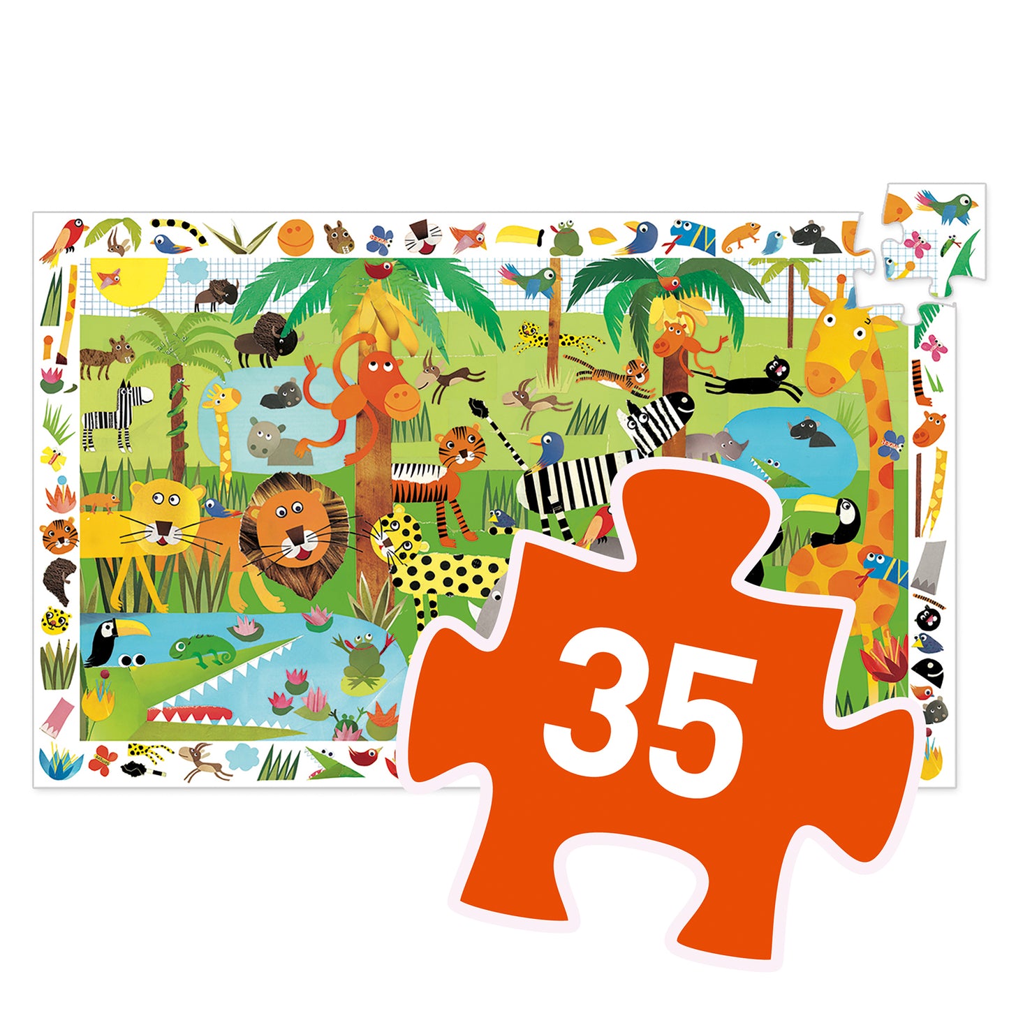 Puzzle La Jungle - 35 pcs