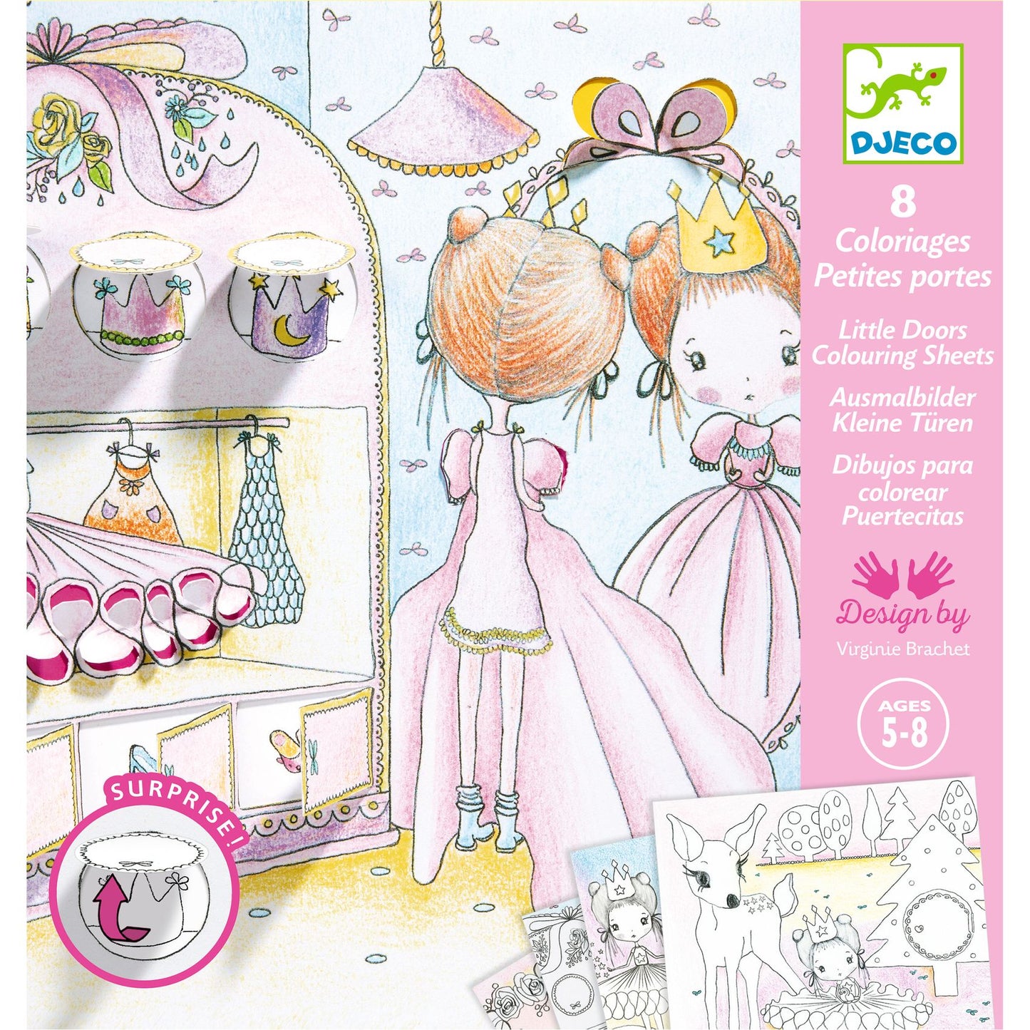 Coloriage Les petites portes de Pupi