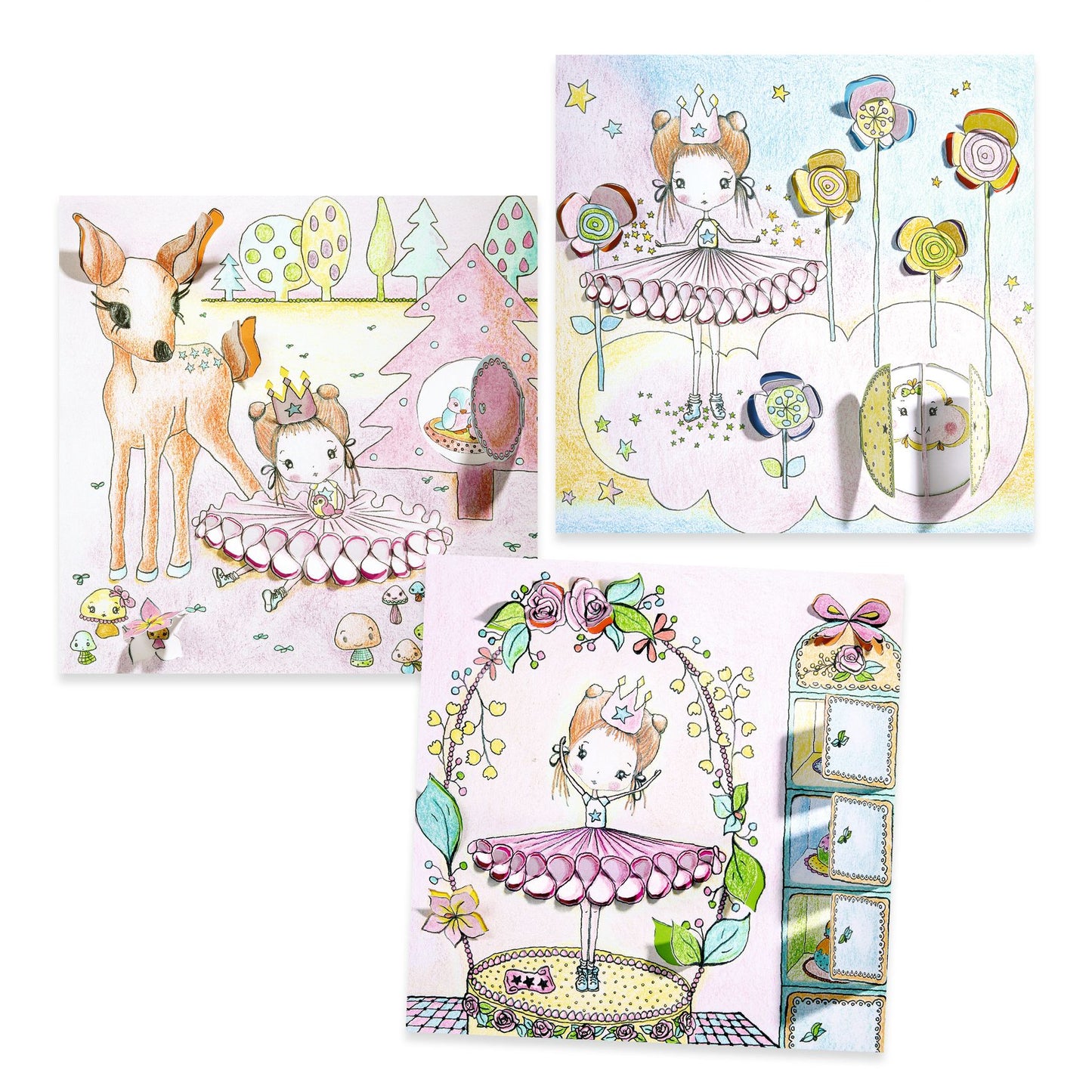Coloriage Les petites portes de Pupi