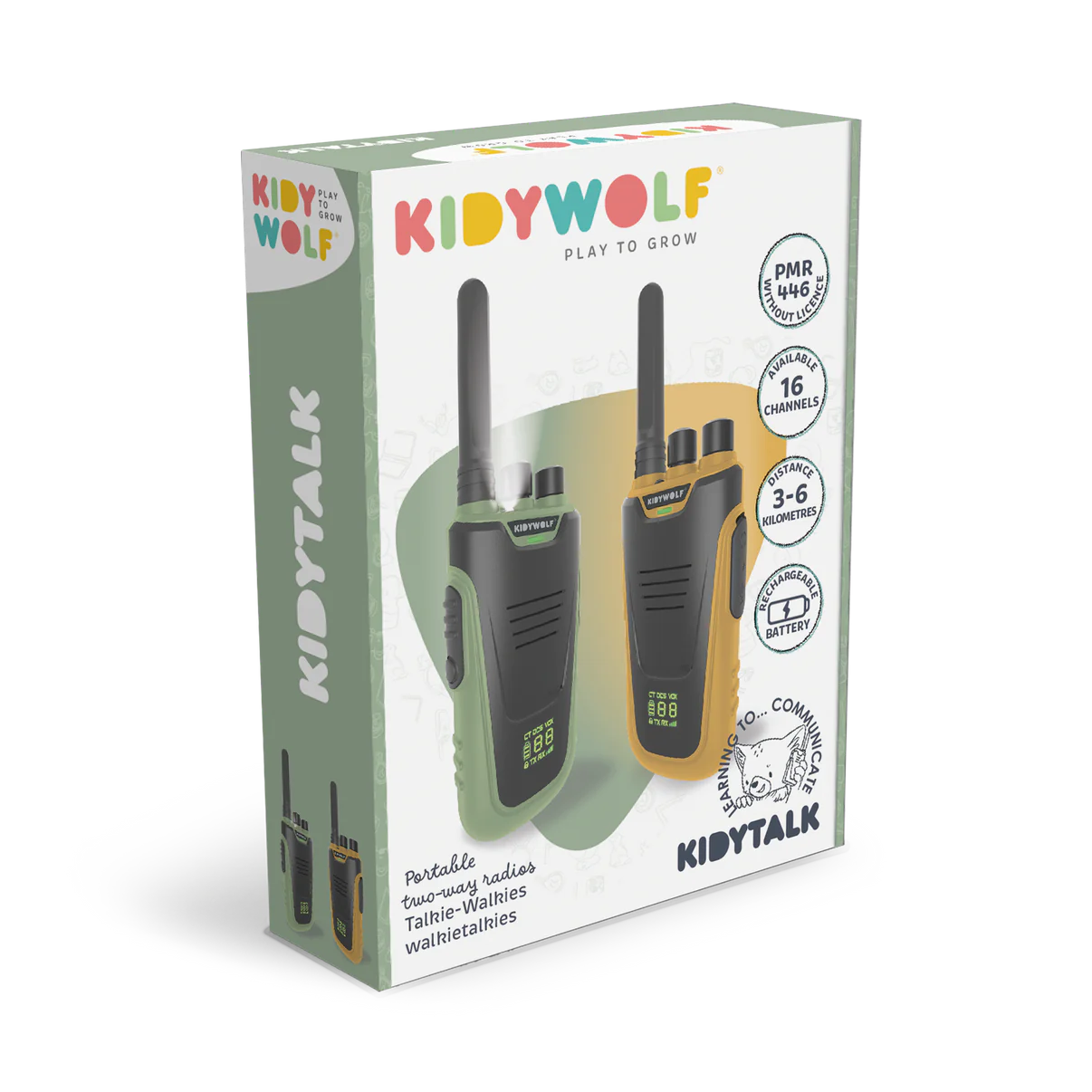 KIDYTALK Talkie-Walkie longue portée