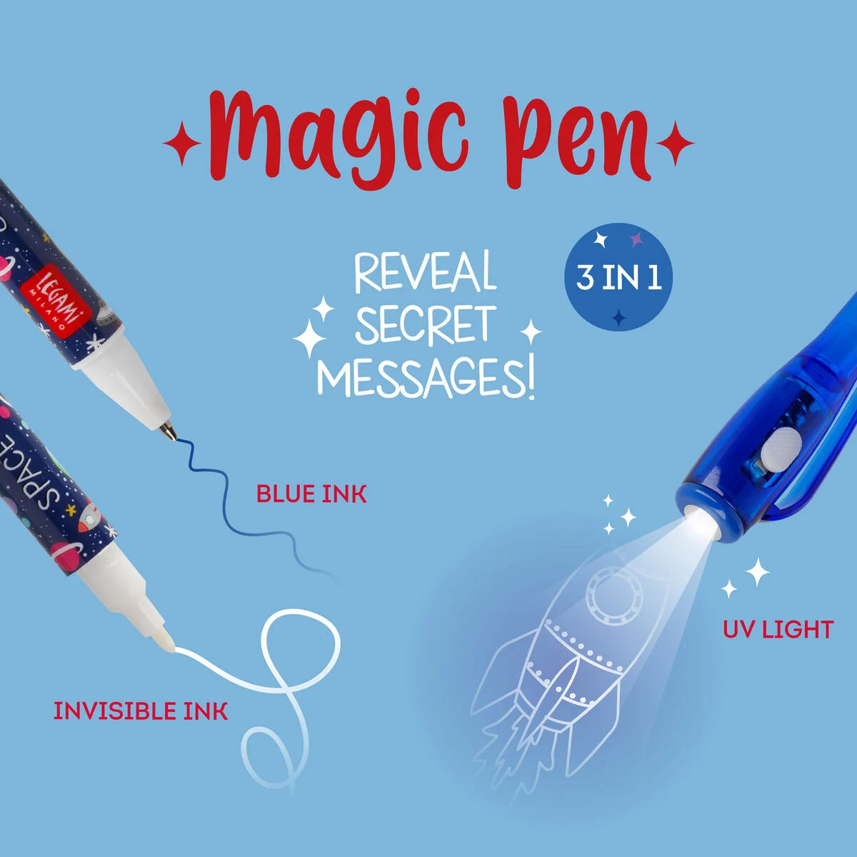 Stylo à Encre Invisible - Magic Pen