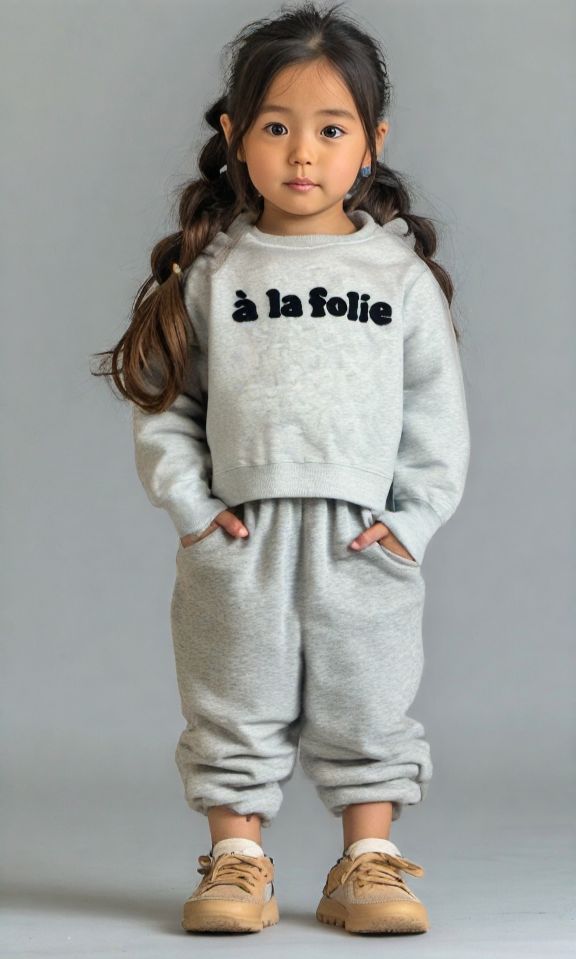 Sweat à la folie gris