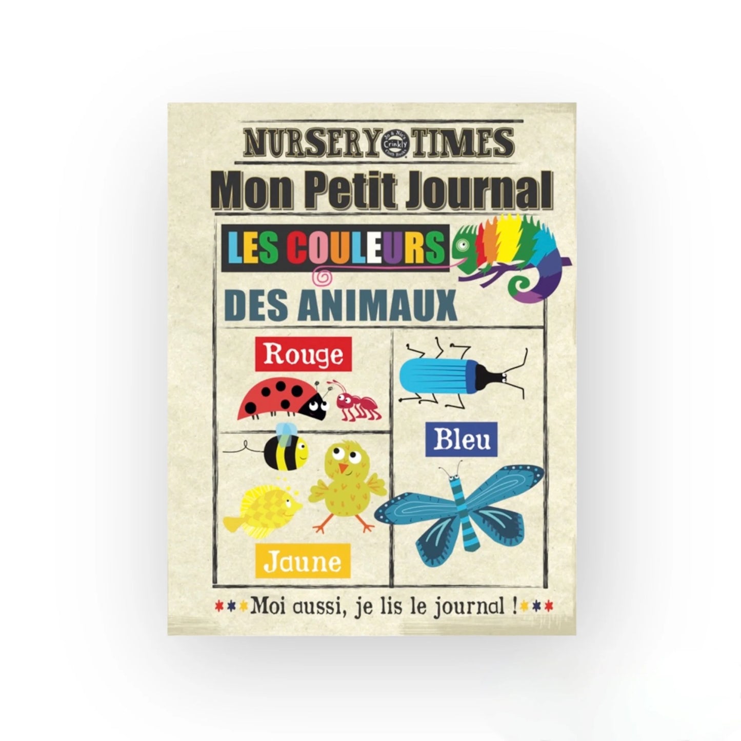 Mon petit journal - livre en tissu pour bébé - CRINKLY