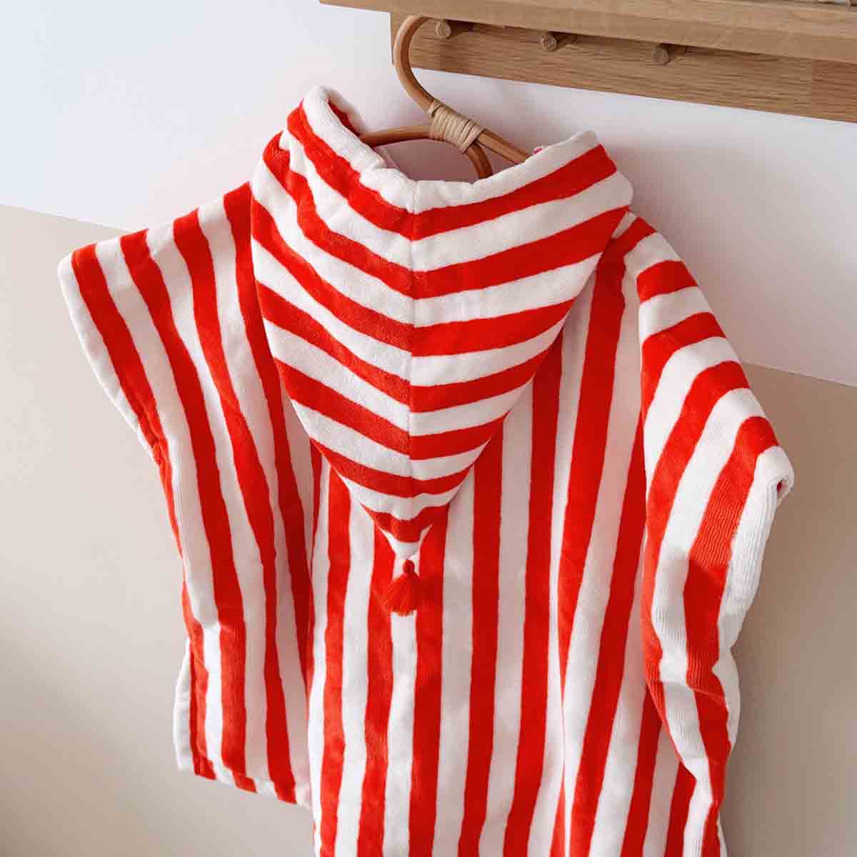 Poncho de bain Suzon Rayures 1-3 ans