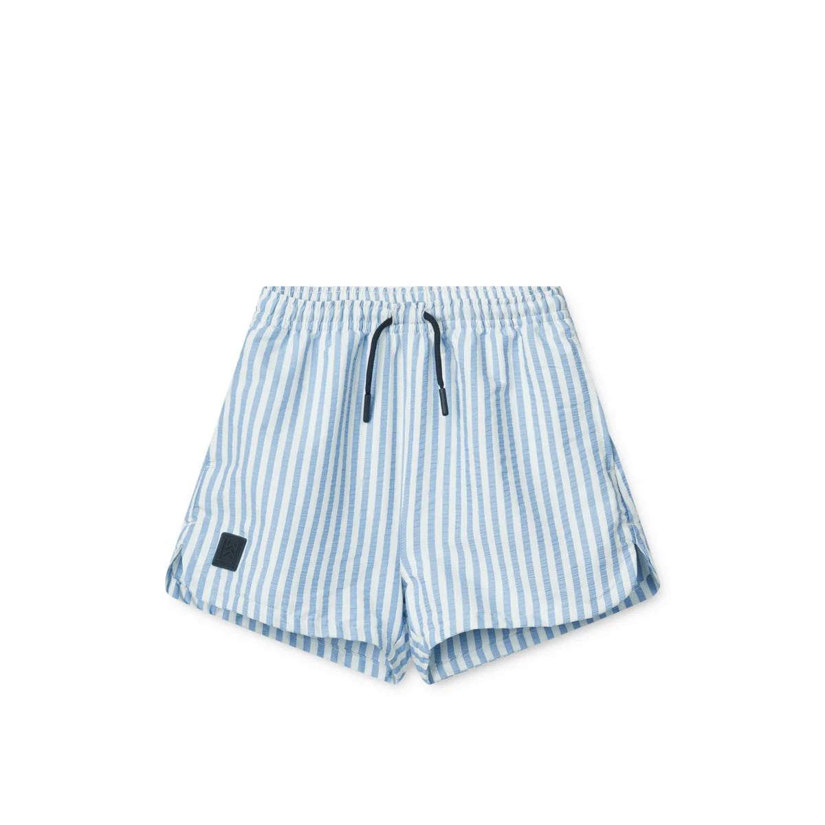 Short de bain AIDEN en tissu gaufré Y/D stripe Riverside / Creme de la creme