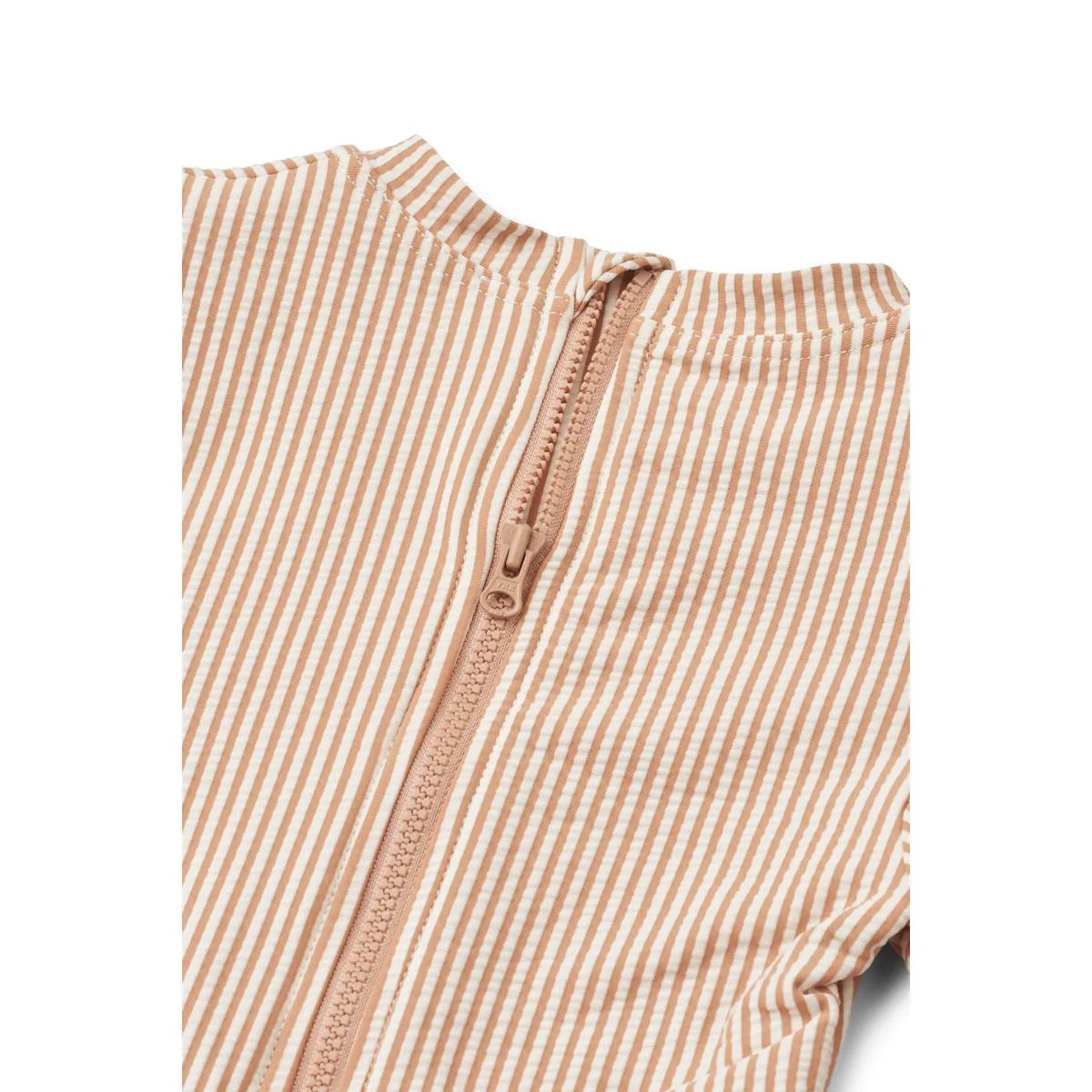 Maillot de bain bébé en tissu gaufré SILLE Y/D stripe Pale tuscany / Creme de la