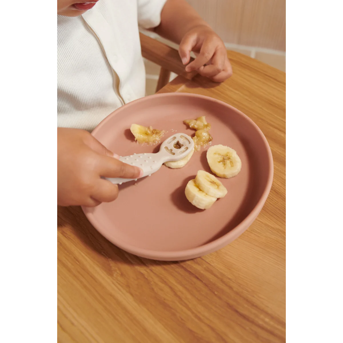 Lot de 4 cuillères CAELIA pour l'apprentissage Bébé