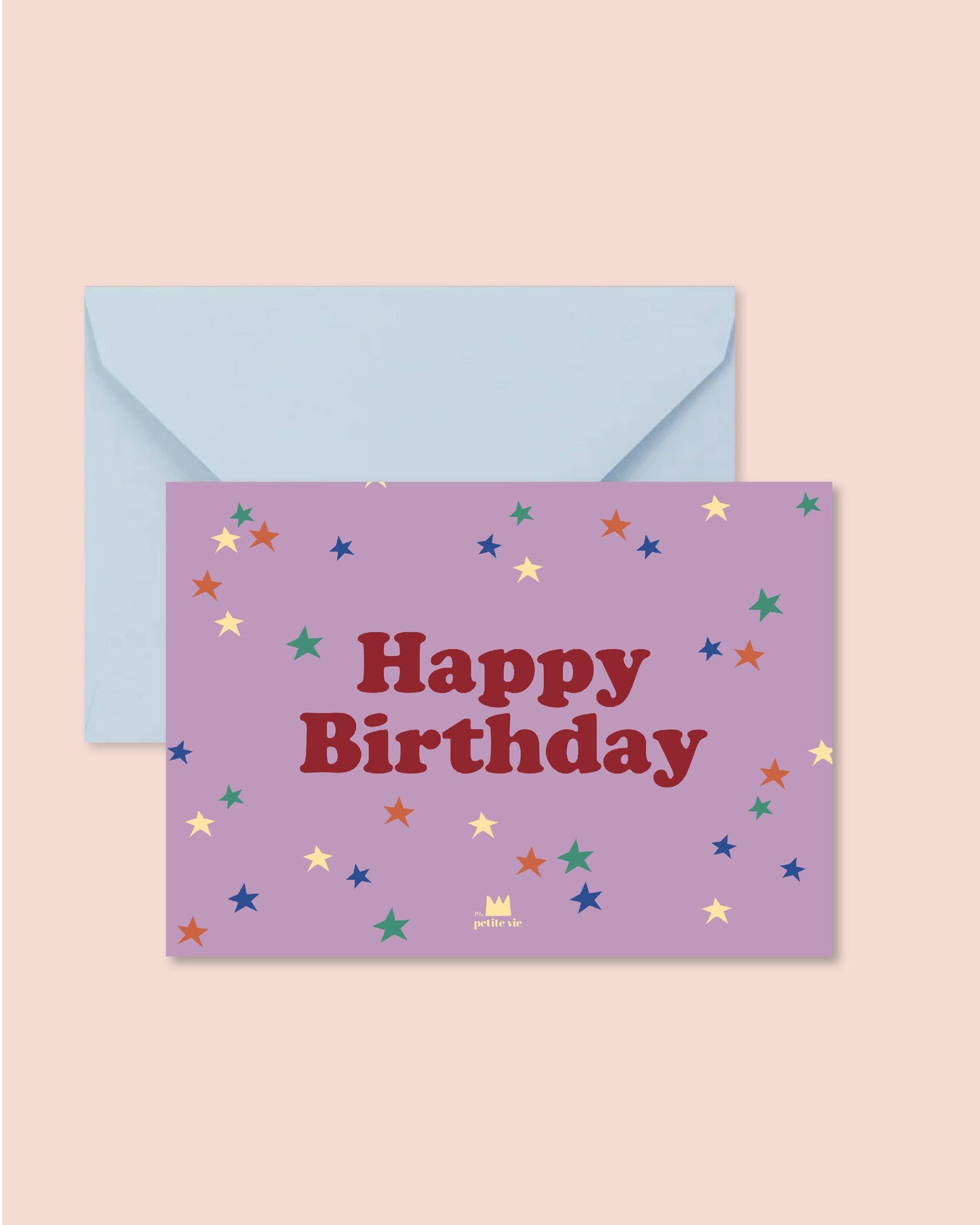 Ma Petite Vie - Carte anniversaire - Happy birthday petits étoiles