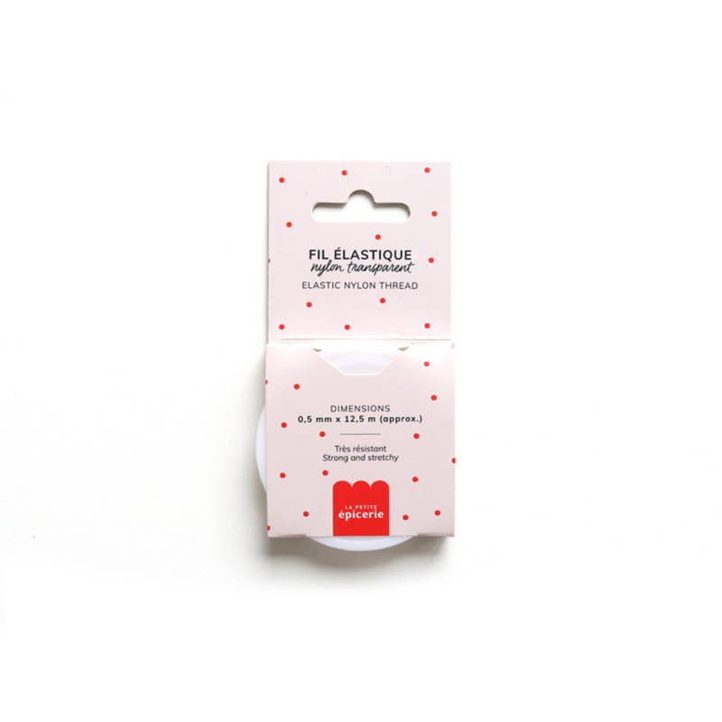 La Petite Épicerie - 12.5 m or 0.5 mm nylon elastic thread - Clear