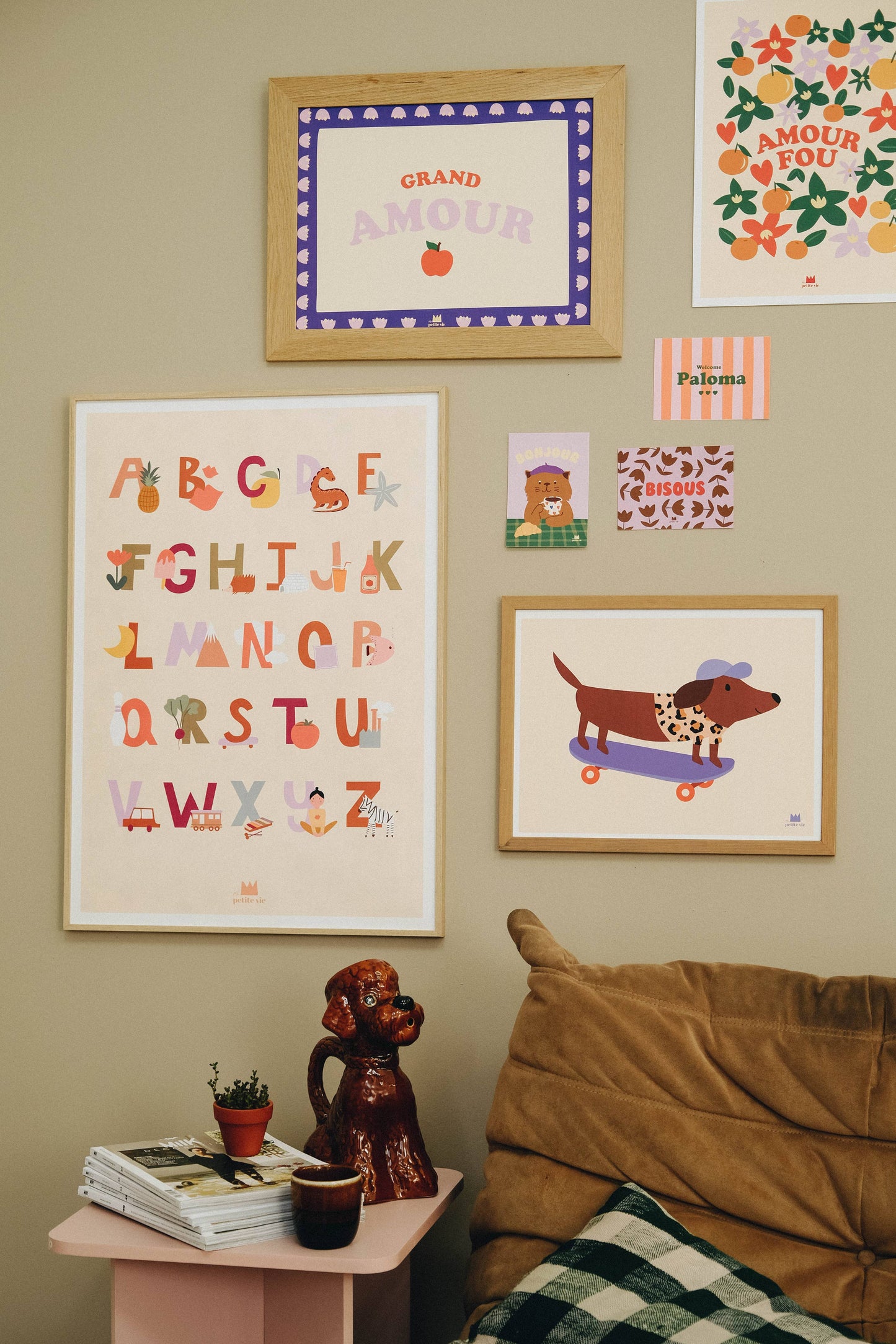 Ma Petite Vie - Affiche -décoration maison - Grand Amour