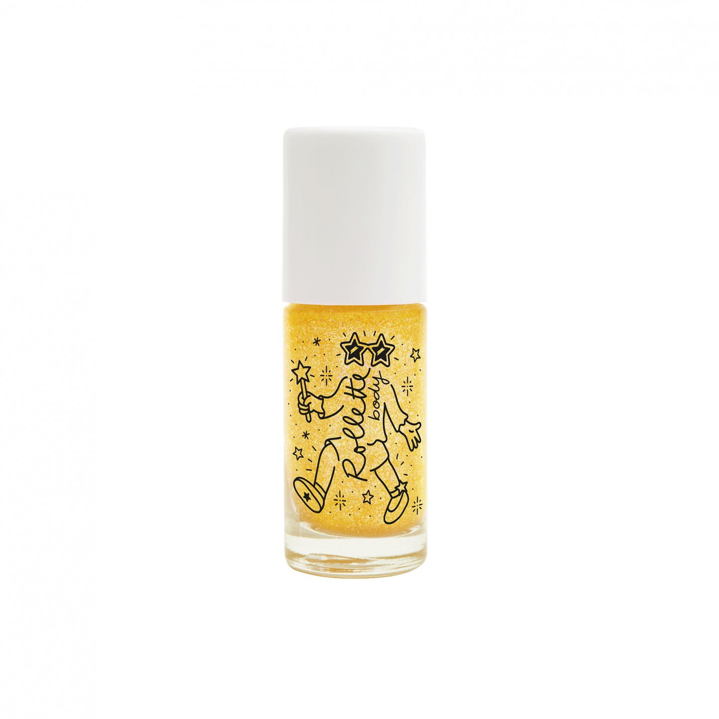 Gel corps pailleté Body Rollette - Or Jaune