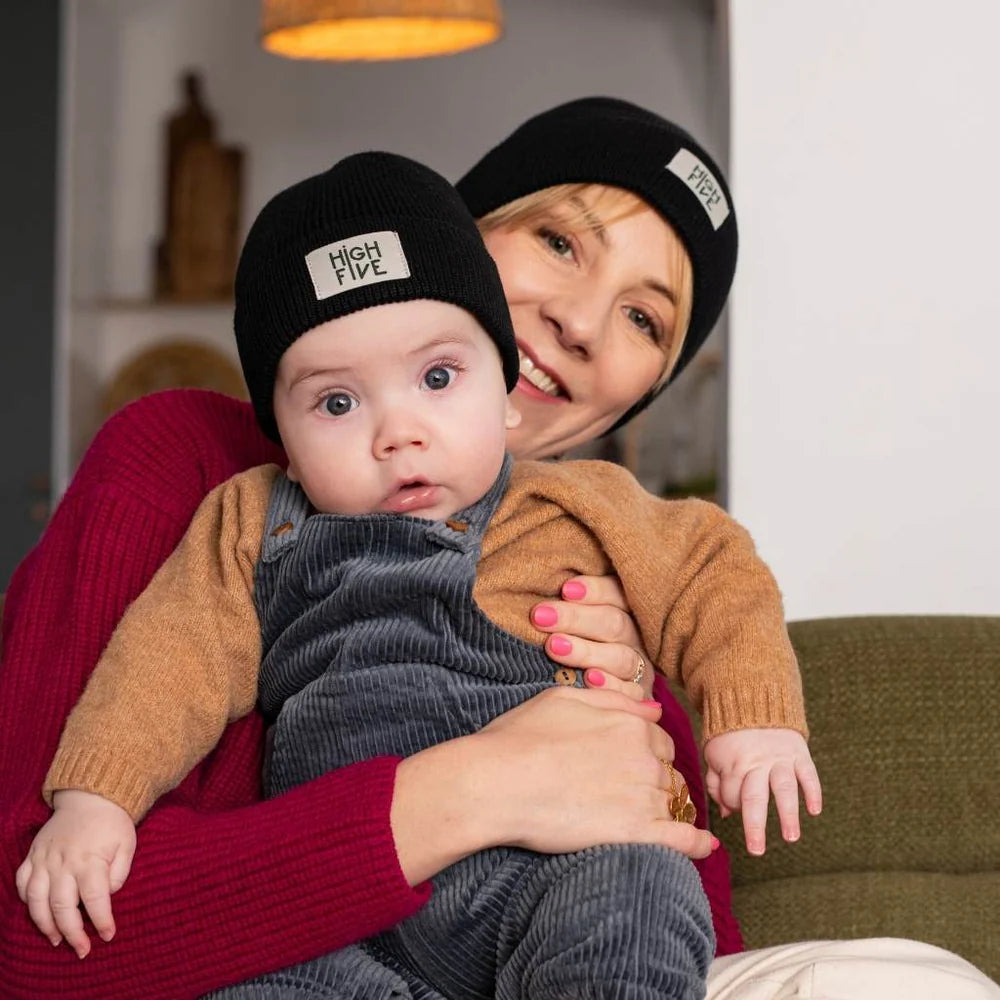 Bonnet High Five Noir | Enfant ou Adulte