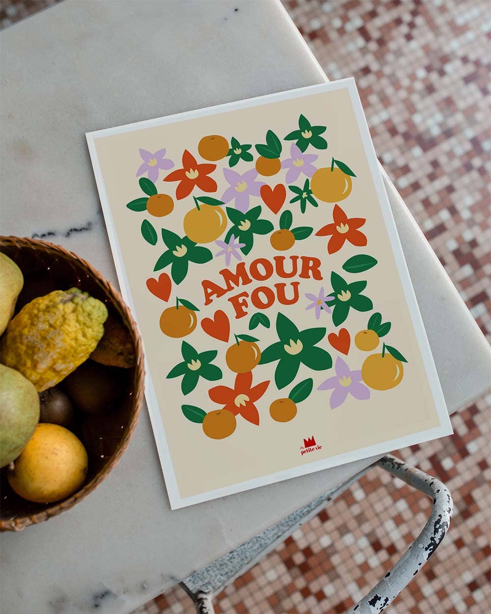 Ma Petite Vie - Affiche A3 - Amour fou