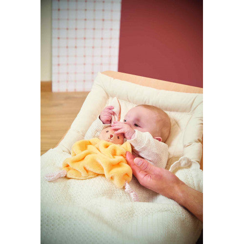 Doudou lapin Jaune