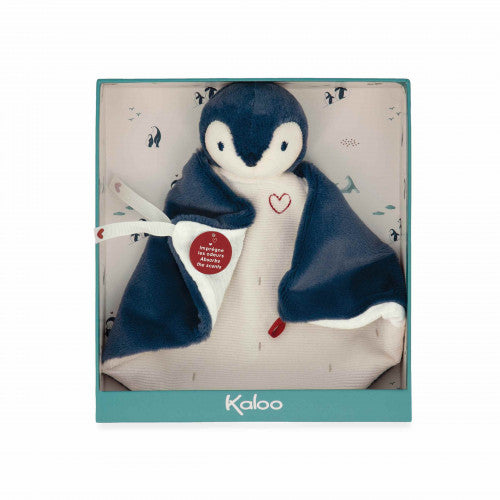 Doudou manchot Bleu