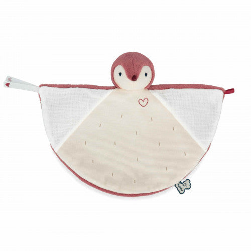 Doudou manchot Rose