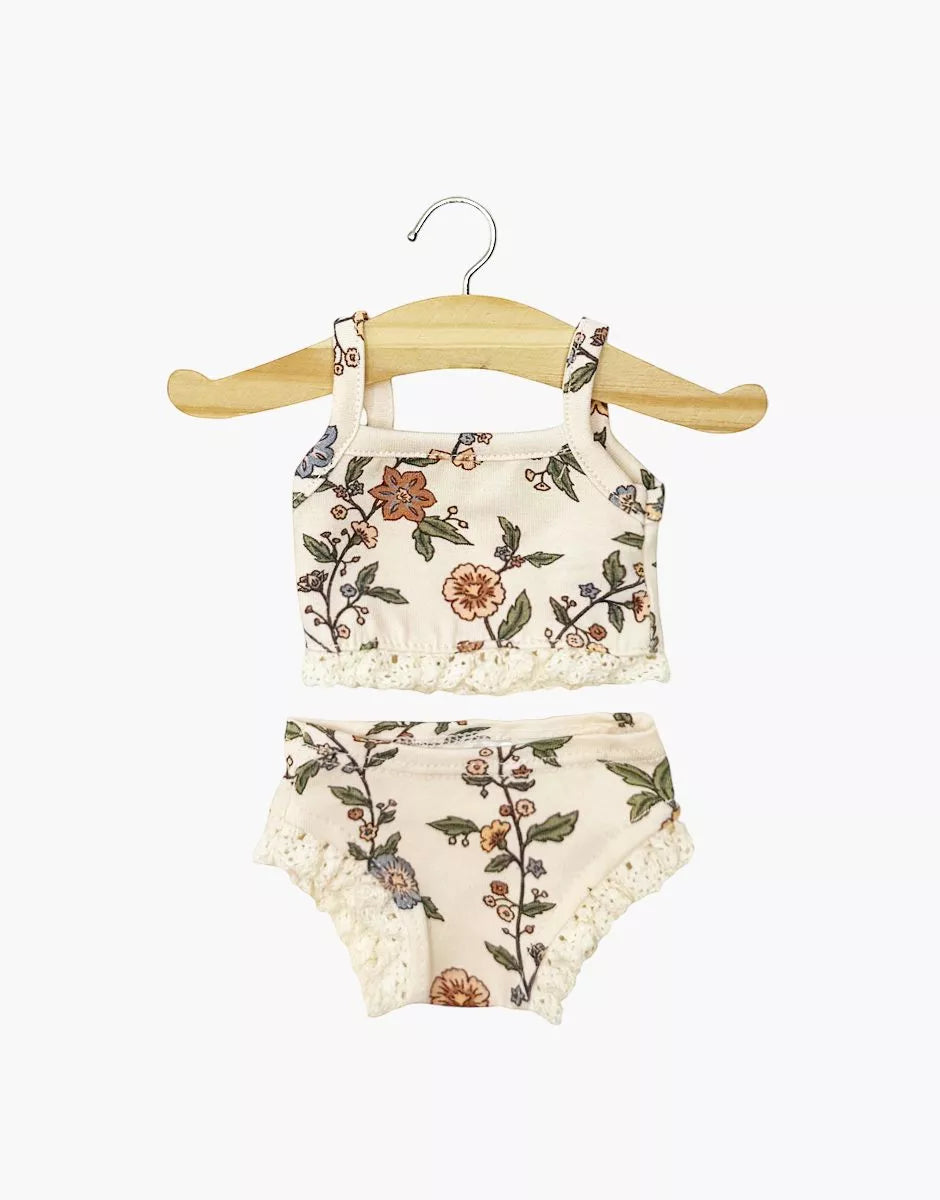 Dessous fille en jersey Gisèle et sa dentelle