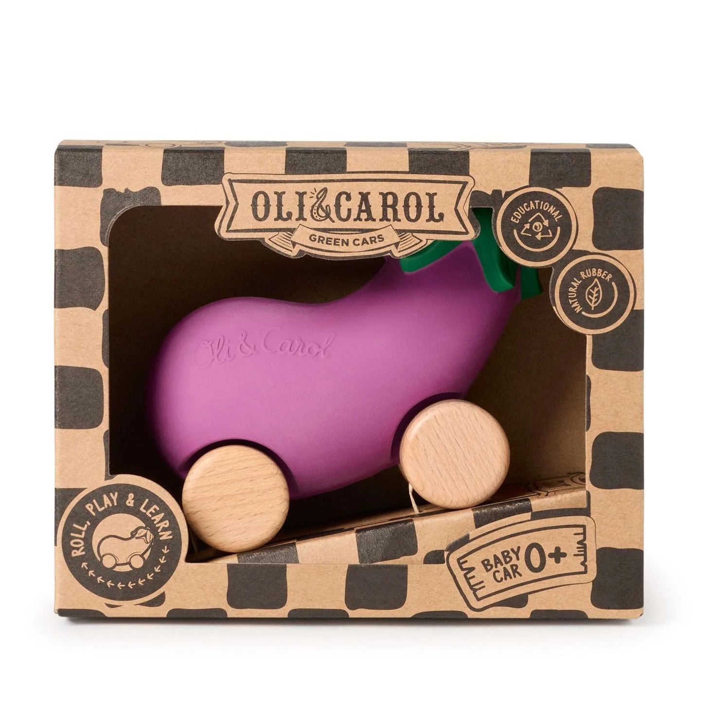 Voiture aubergine