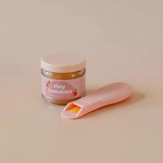 Ensemble bocal et cuillère - gelée de pêche - Tiny Harlow