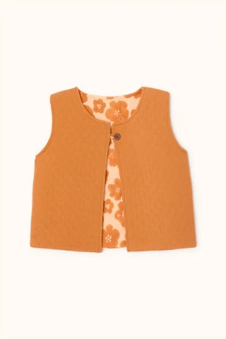 Gilet Sakaru Flora Bold Orange
