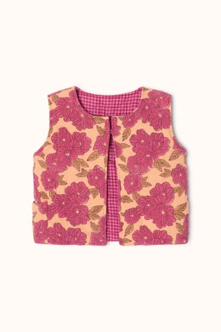 Gilet Sakaru Khadi Fuchsia
