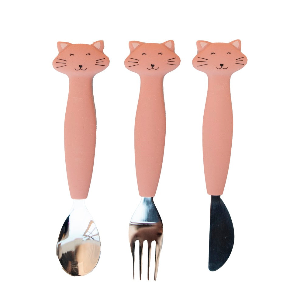 Couverts 3 pièces en silicone