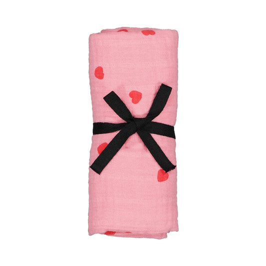 Lange Bianca  Coeur rouge Flamingo rose