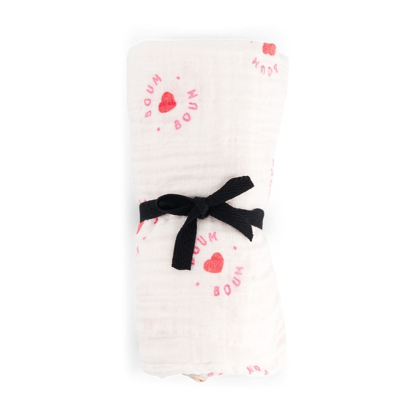 Lange bébé 70x70 cm Bianca Boum Boum Écru