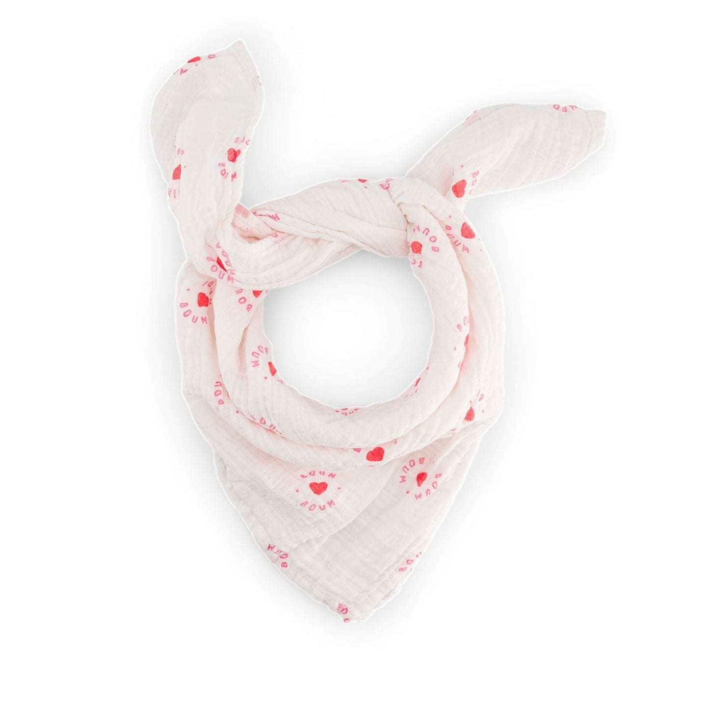 Lange bébé 70x70 cm Bianca Boum Boum Écru